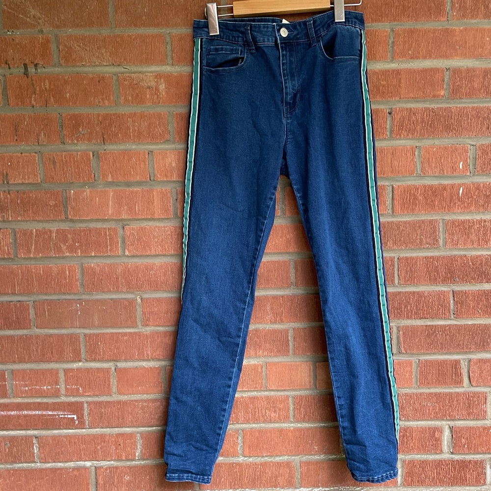 Forever 21 stripe Jeans